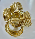 Half Round, 6 gauge Red Brass Wire, 10 ft.,  great for cuffs, tribal bracelet, gold bangles