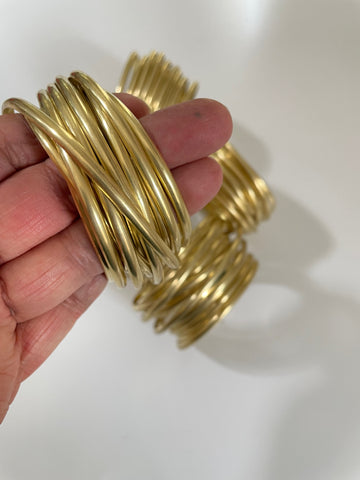 Half Round, 6 gauge Red Brass Wire, 10 ft.,  great for cuffs, tribal bracelet, gold bangles