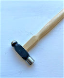 riveting tapping hammer, 2 oz baby ball peen hammer, super small, for tight controlled hammering