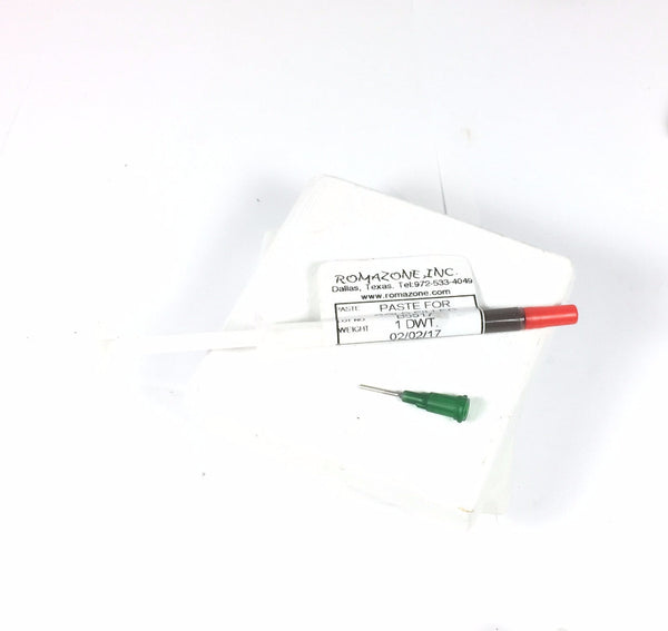 Gold filled solder, 1 dwt, 1 pennyweight tube, Solder Paste, for yello Romazone