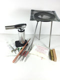 Soldering kit, Big butane torch, 10 piece, solder bangles, make rings, hot torch soldering - Romazone
