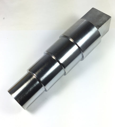 Round stepped steel mandrel, bracelet or Bangle mandrel, for metal working - Romazone