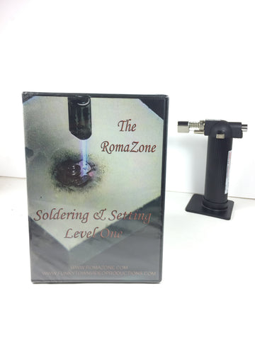 Soldering DVD class, Setting  cabochons, Torch solder instruction, excellent foundation info - Romazone