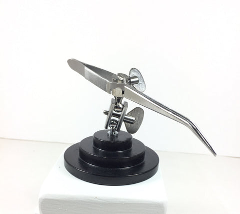 Third hand, holds solder items, soldering helper, for Detail Tasks, torch work assist, weighted base - Romazone