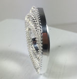Serrated bezel wire, skinny bezel wire, thin bezel wire, 3 feet, Fine Silver 999, 1/8 Inch,  26 Gauge bezel, cabochon setting - Romazone