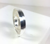 Smooth bezel wire, 3 ft Flat bezel wire, 26 ga1/8 inch, for thinner stones, fine silver, cabochon setting - Romazone