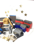 Jewelry stamp kit, Metal Stamping Kit, 3 Letter Sizes, 1.5mm, 2mm, 3m, stamping kit, stamp on metal, make stamped jewelry - Romazone