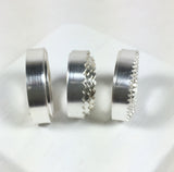 Serrated bezel wire, 1 ft.Fine Silver .999  3/16 26 ga. Cabochon setting wire - Romazone