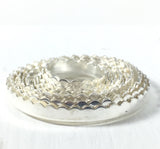 scalloped Bezel, Fine Silver .999, Bezel wire, , 3 ft, 1/8 Inch, 26 Gauge for thinner stones - Romazone