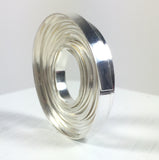 Smooth bezel wire, 3 ft Flat bezel wire, 26 ga1/8 inch, for thinner stones, fine silver, cabochon setting - Romazone