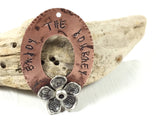 Copper Oval washer, 24 gauge, 10 pack, Handstamping washer, pendant size, , Fun for stamping, 1 1/2" x 1 1/8" - Romazone