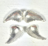 Silver cast leaves , 10 m x 15m, right left, Southwest leaf, solder element, old pawn element, native style leaves, turquoise jewelry leaves - Romazone
