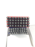 Arial Alphabet set 3 mm, both cases with numbers, steel letter sets, hand stamp jewelry, 1/8 inch tool hardened steel, both cases with numbers, steel letter sets, hand stamp jewelry, hand stamps, 1/8 inch, tool hardened steel - Romazone