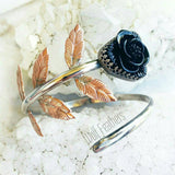 copper leaf element, Feather element,  21 mm x 7 mm, 15 pack, has a slight curve - Romazone