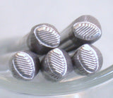 Native American 8, design stamp, USA made, 5 x 4 mm, Native silver, tribal southwest - Romazone
