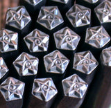 COIL STAR, design stamp, USA made, 5.5x5.5mm, metal stamping tool - Romazone