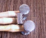Texturing hammer set, 3 designs, texture metal work, design hammer, art hammers, circle pattern, line designs, star design - Romazone
