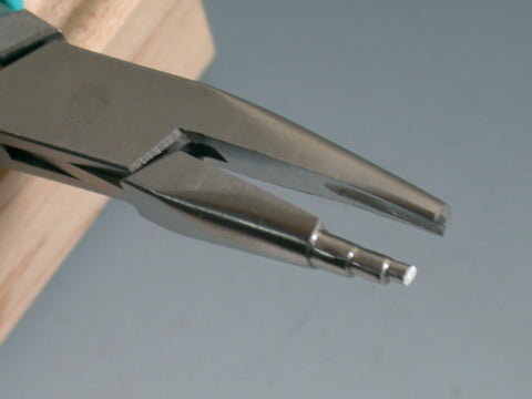 Concave Micro looping pliers, 3 step Looping Pliers, ergo cushion grip, 1.5 mm,  3 mm,  5 mm - Romazone