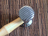 Narrow Grooves and Circles Design Texturing Hammer - Ultra Cool hammer - Romazone