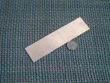 Sheet silver, 22 gauge Sterling, 1.5 x 6 inches, silversmith sheet - Romazone