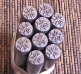 Biker cross, Steel stamp, chopper cross, 3/8 design, motorcycle jewelry, USA made - Romazone
