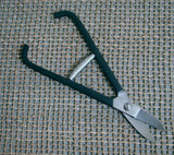 French Style shear,  Sheet metal shears, Curved blade Cutters, smooth working, cuts sterling, copper, brass - Romazone