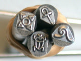 Ankh design stamp, made in the USA, 6 x 3 mm,  for hand stamping, jewelry stamp - Romazone