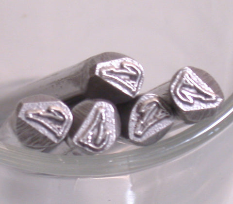 Howling Wolf, Steel design stamp, for silver stamping - Romazone