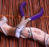 Ring Bending pliers, ring forming, circle forming with nylon jaw for no scratch bending - - Romazone