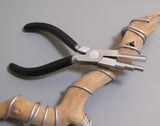 Coiling tool, multi looping pliers,  size 5 mm 7 mm 10 mm, solid construction - Romazone