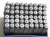 KissyFace 2mm steel letter stamps upper lower case facny alphabet font - Romazone