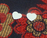 Baby Hearts, 1/2 inch, stamping blanks, solder elements, Sterling Silver, 22 gauge, 8 pack - Romazone