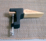 Heavy duty, bench pin steel block, removable wood pin, Very sturdy - Romazone