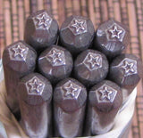 Micro Star stamp, Steel stamp, metal Stamping, 2.5 mm size, USA made - Romazone