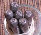 Mini coil spiral, Steel Stamp, 4mm size, metal stamping, USA made - Romazone