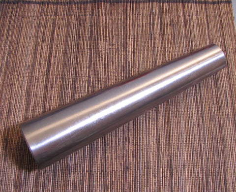 Steel bracelet mandrel, smooth oval shape, tapered length, 1/4 thick walls for metal forming - Romazone