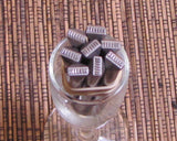 Native American 11, USA made, Design Stamp, Tribal southwest, 6.5 x 2 mm - Romazone