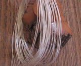 Droplet wire, Sterling silver, 1 ft, 14 gauge , accent wire, Stack ring spacers, bangle wire, solder elements, tribal jewelry - Romazone