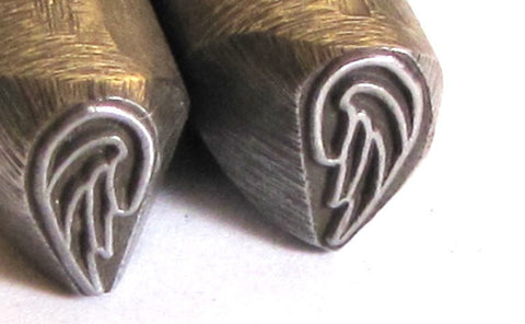 Angel Wing design stamps, angel wing stamps, Right and left wing, steel wings stamps - Romazone