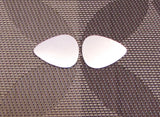 sterling guitar pic, 22 gauge blank, 1 3/16 x 1 inch, 2 pack, personalized pick stamping - Romazone