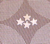 Baby Chubby Stars, 1/2 inch  Sterling Silver,  22 gauge,  perfect for rings, earrings  drops, 8 pack - Romazone