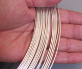 Round Wire, 14 Gauge Dead soft, 5 feet sterling silver, Bracelet making, stack ring wire - Romazone