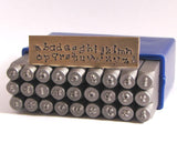 Piccadilly font stamps, 3 mm lower case, tool hardened, steel letter alphabet - Romazone
