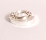 smooth Bezel Wire, 3 ft Fine Silver, 3/16 x 26 gauge, .999, bezel setting wire, for thicker stones, cabochons setting, - Romazone