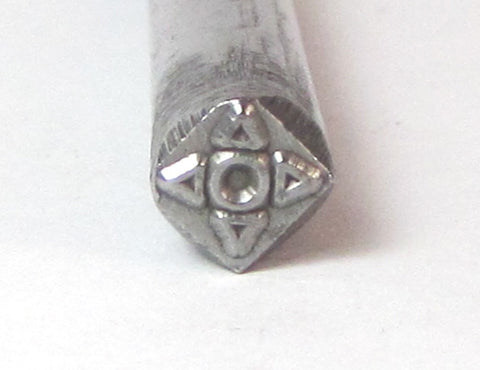 Four winds Design Stamp, for Jewelry Stamping, size 5.5 mm - Romazone