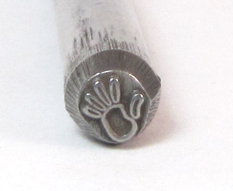 Baby Hand, child hand, infant hand, design stamp, 5x4.5 mm, birth announcement , jewelry stamping - Romazone