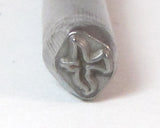 flying Bird outline, steel stamp, 5 mm x 4mm, metal stamping, USA made - Romazone