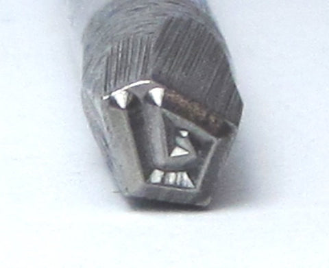 CAVE COIL, spike spiral, design stamp, USA made, stamping on metal, 5x4mm - Romazone