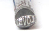 LOVE design stamp, for jewelry stamping, silver cooper brass, 5 x 3.5 mm - Romazone