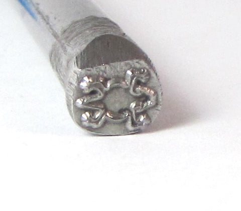 Horned Toad, Native American style, tribal southwest, USA made, steel stamp, 5.5 x 4 mm - Romazone